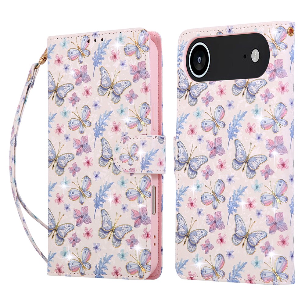  iPhone Air Fodral RFID Läder Fjärilar / Blommor