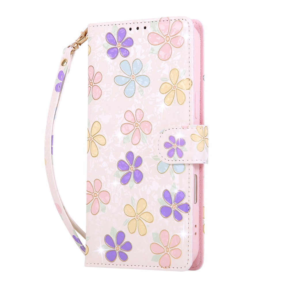  iPhone Air Fodral RFID Läder Färgglada Blommor