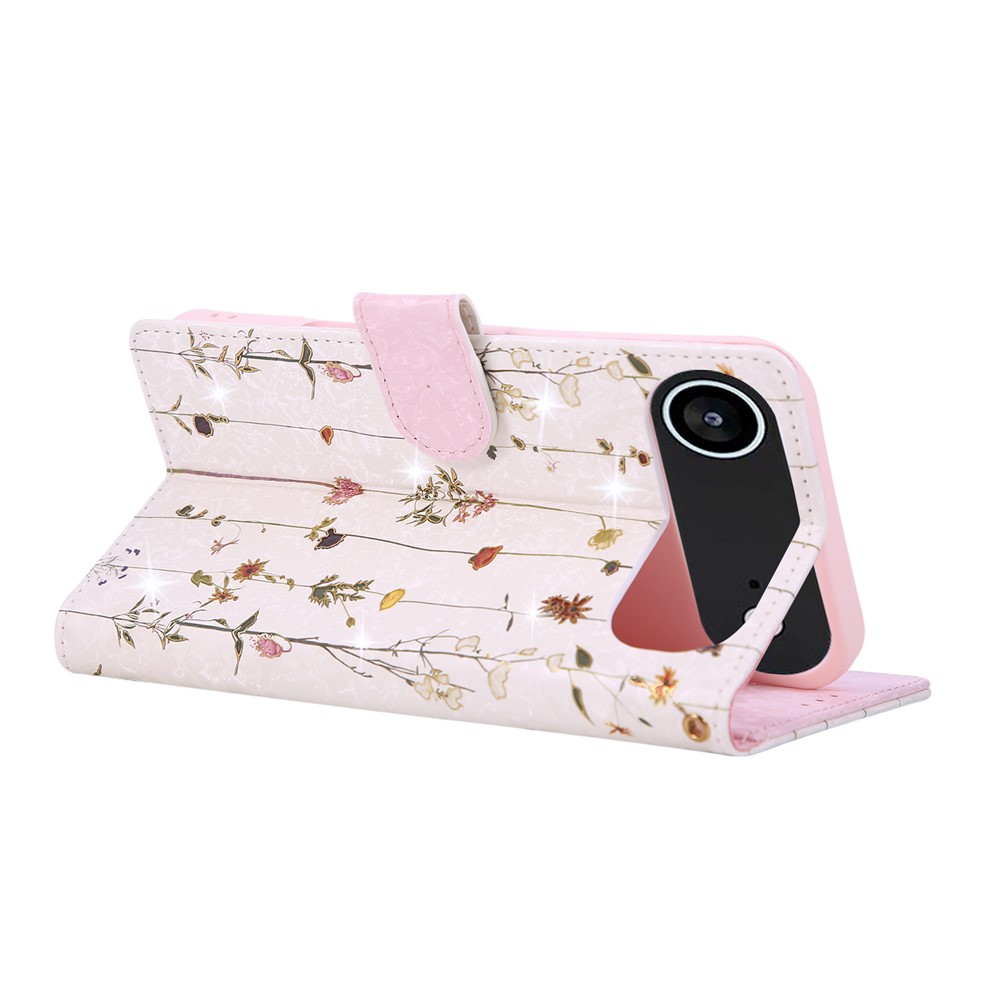  iPhone Air Fodral RFID Läder Små Blommor
