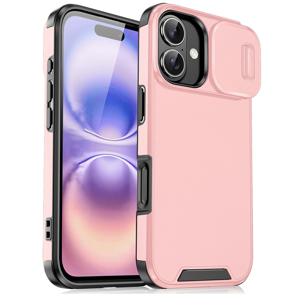  iPhone 17 Skal Hybrid Armor CamCover Rosa