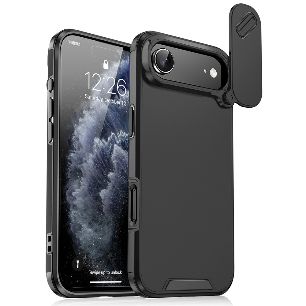  iPhone Air Skal Hybrid Armor CamCover Svart