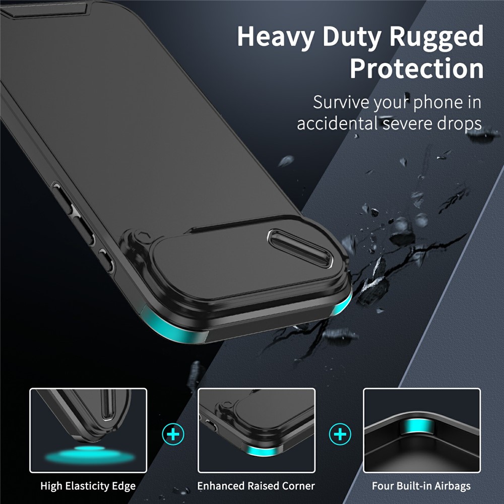  iPhone Air Skal Hybrid Armor CamCover Svart