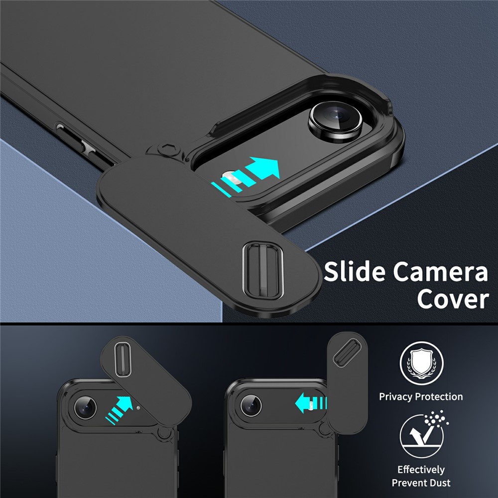  iPhone Air Skal Hybrid Armor CamCover Svart