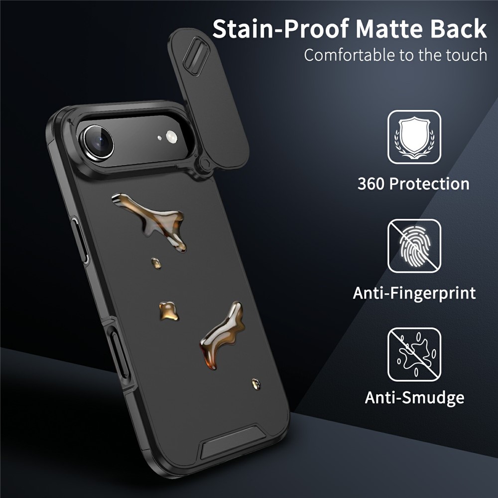  iPhone Air Skal Hybrid Armor CamCover Svart