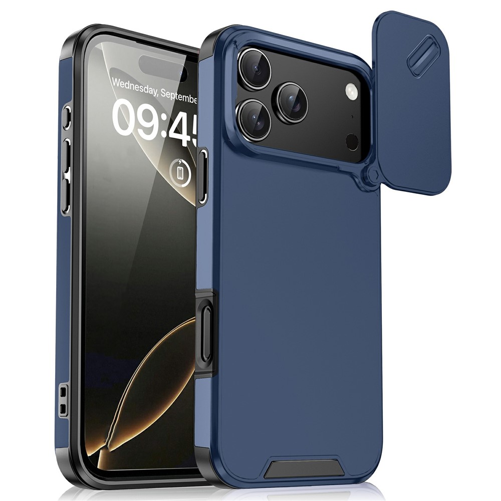  iPhone 17 Pro Skal Hybrid Armor CamCover Blå