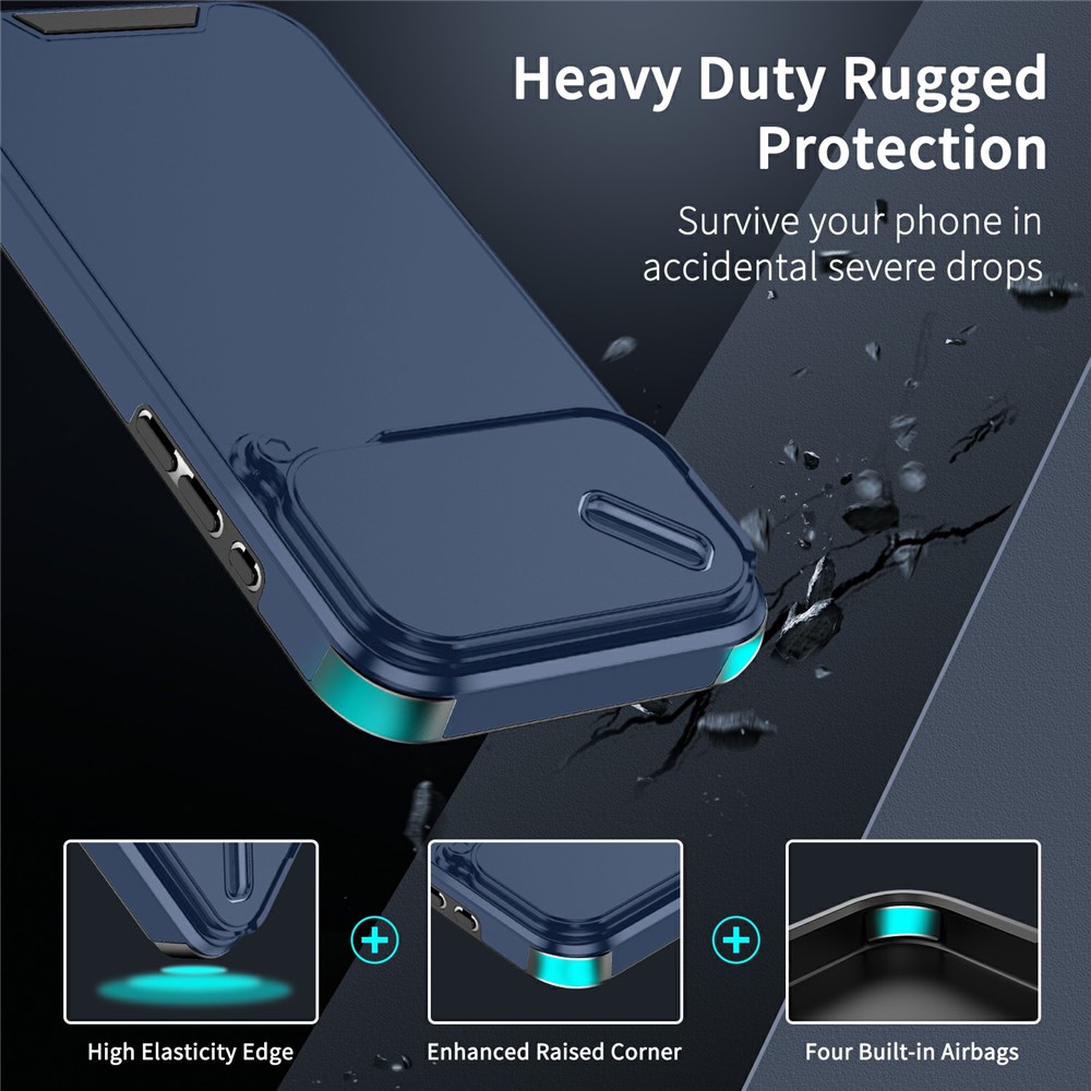  iPhone 17 Pro Max Skal Hybrid Armor CamCover Blå