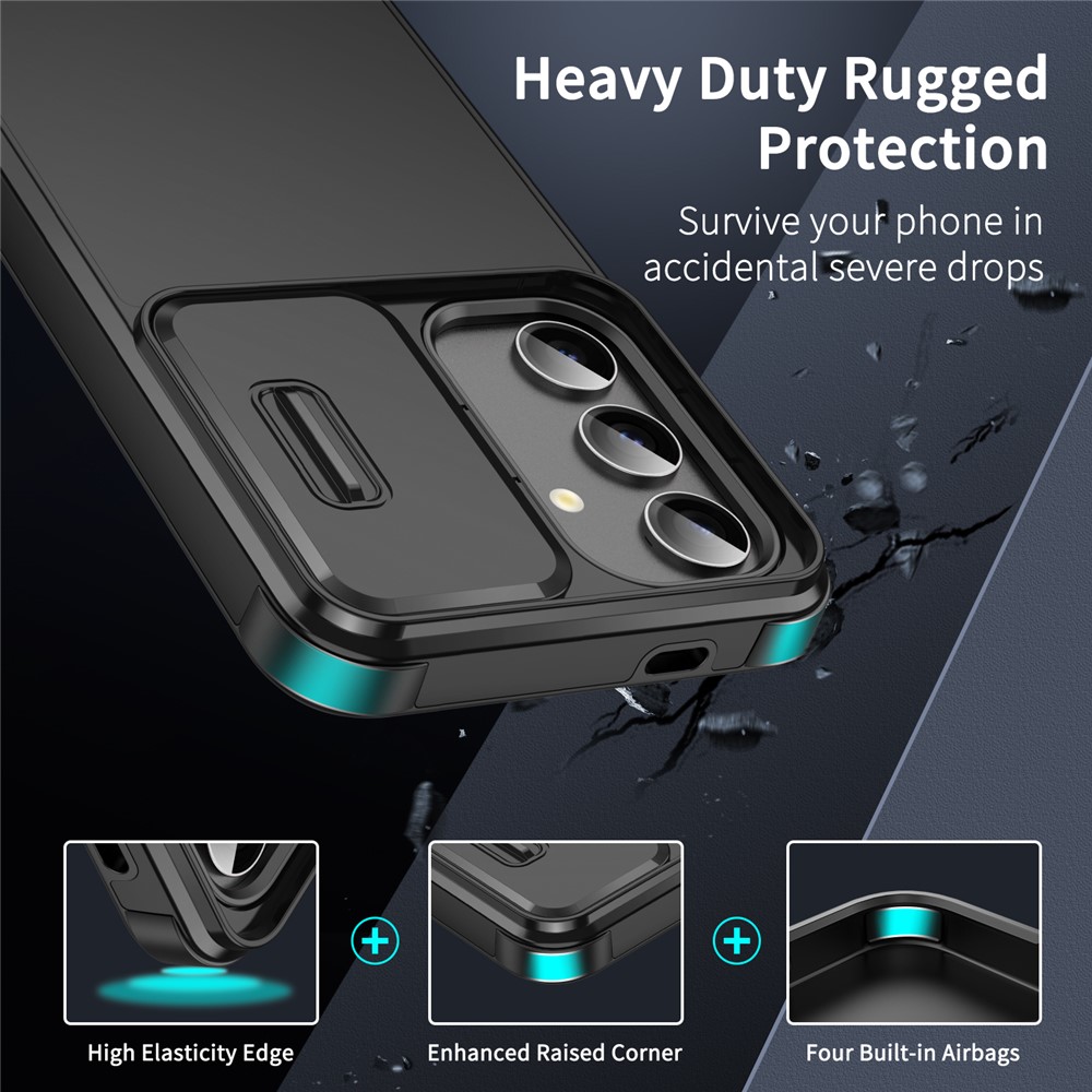  Samsung Galaxy A17 Skal Hybrid Armor CamCover Svart