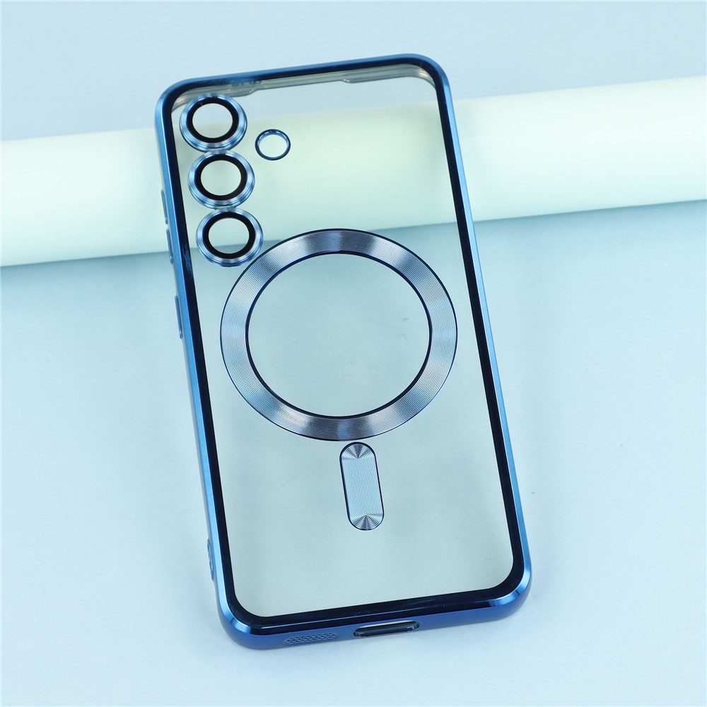  Galaxy S26 Plus Skal MagSafe Electroplated TPU Blå