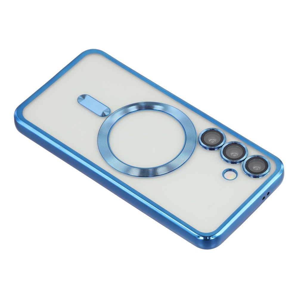  Samsung Galaxy S26 Skal MagSafe Electroplated TPU Blå
