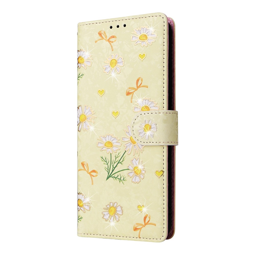  Samsung Galaxy A37 5G Fodral RFID Läder Yellow Daisy