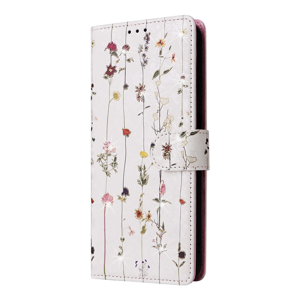  Samsung Galaxy A37 5G Fodral RFID Läder Små Blommor