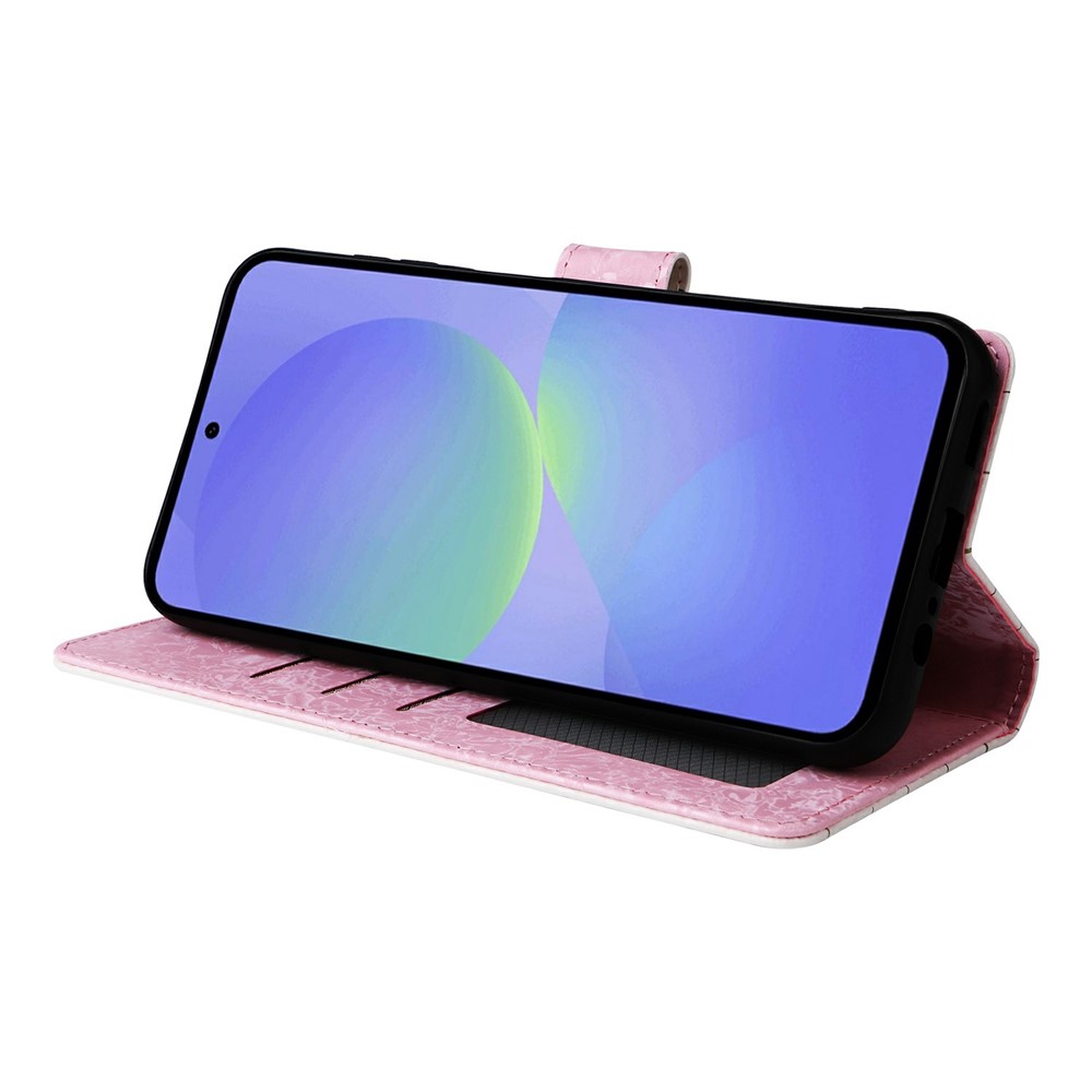  Samsung Galaxy A57 5G Fodral RFID Läder Små Blommor