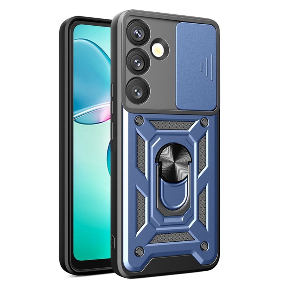  Samsung Galaxy S26 Skal CamShield Ring Hybrid Blå