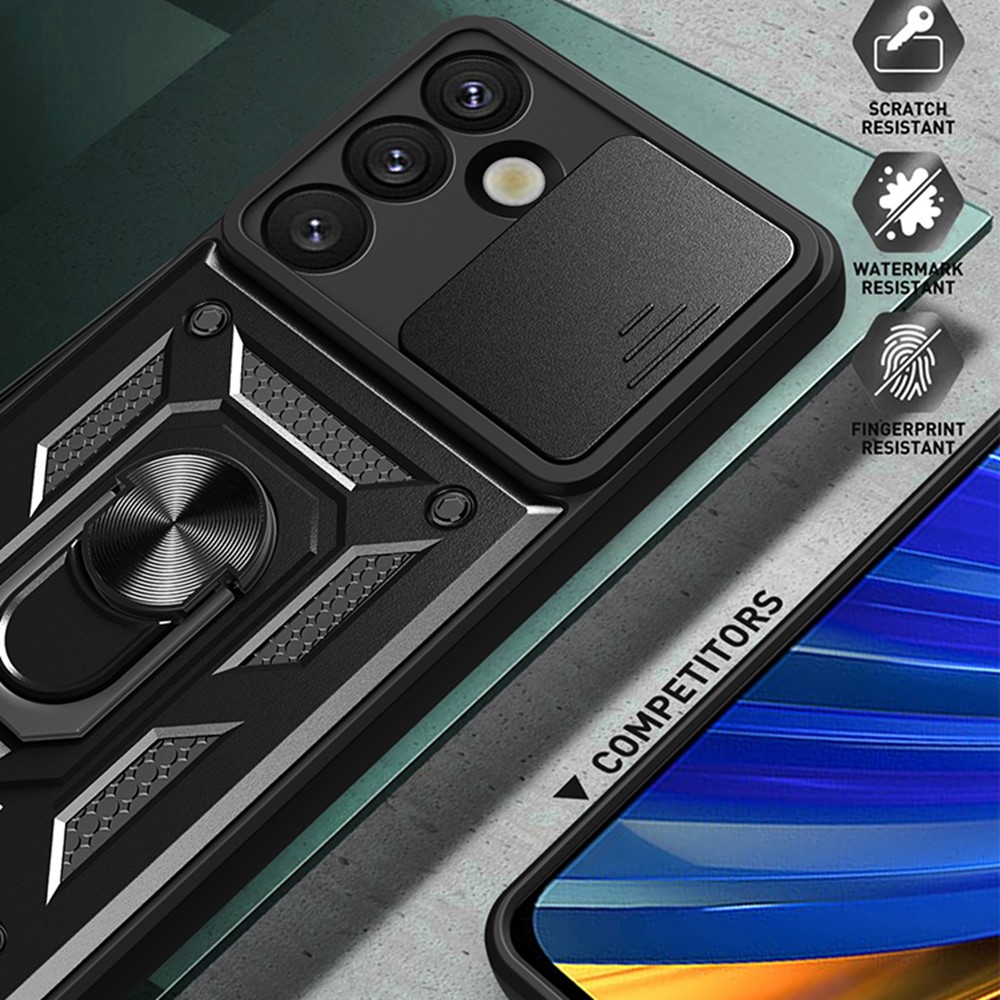  Samsung Galaxy S26 Skal CamShield Ring Hybrid Blå