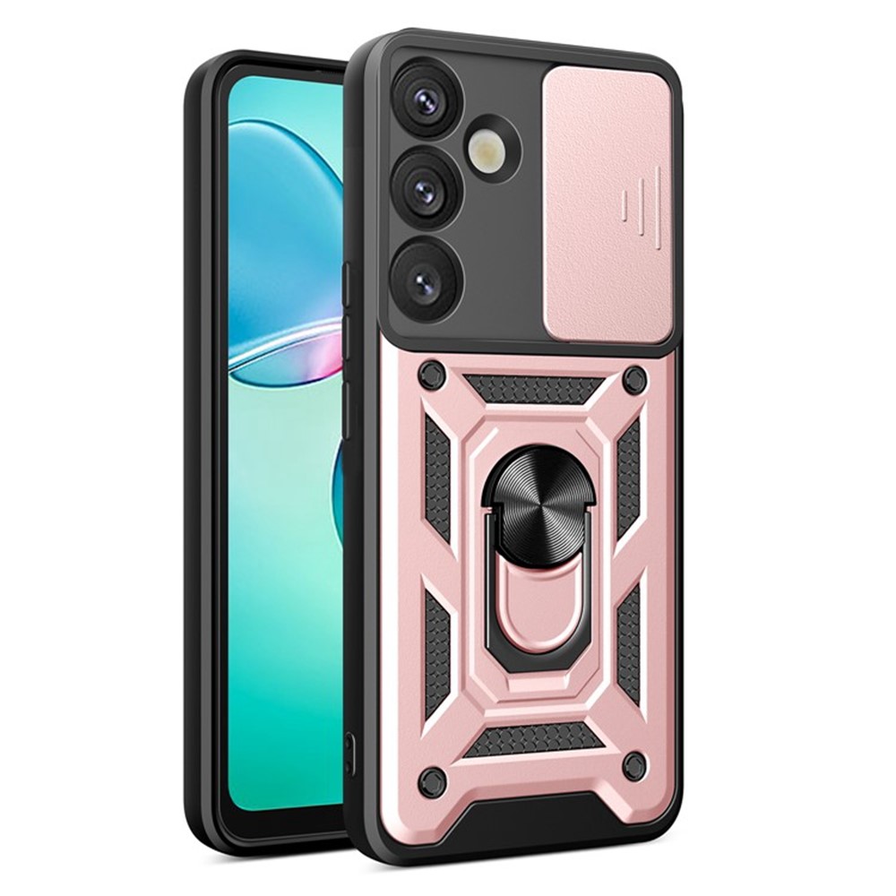  Samsung Galaxy S26 Skal CamShield Ring Hybrid Roséguld
