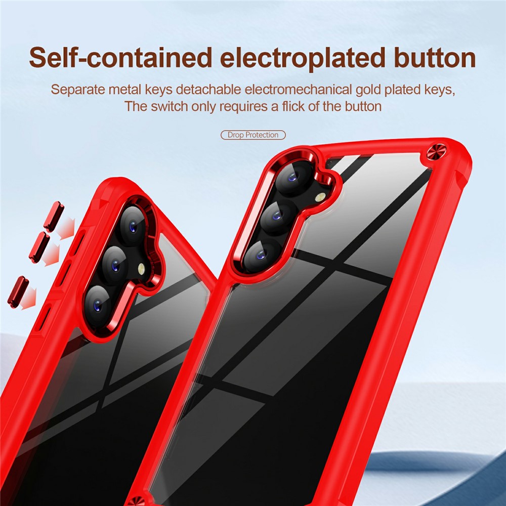  Samsung Galaxy S26 Skal Shockproof Hybrid Röd