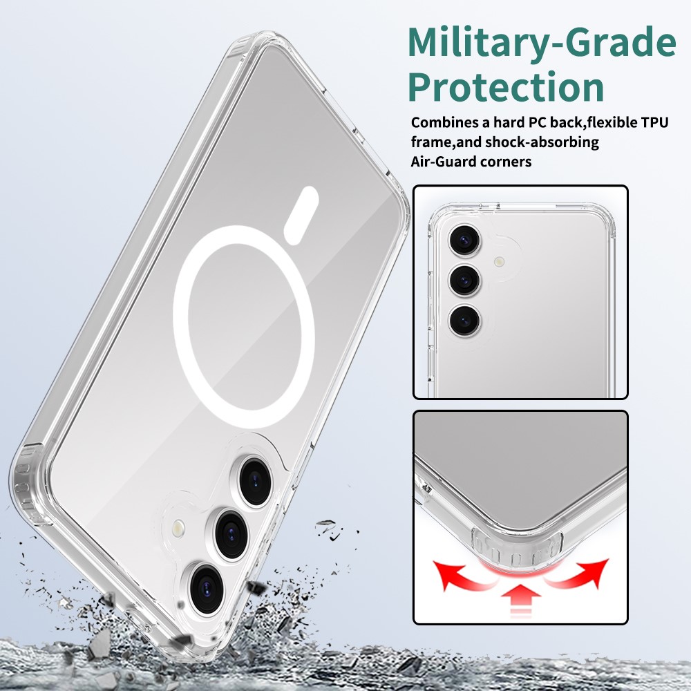  Samsung Galaxy S26 Skal MagSafe Hybrid Transparent