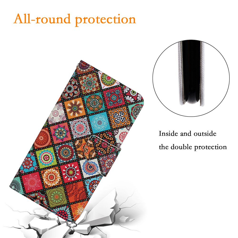  Samsung Galaxy S26 Fodral Med Tryck Mandala Blommor