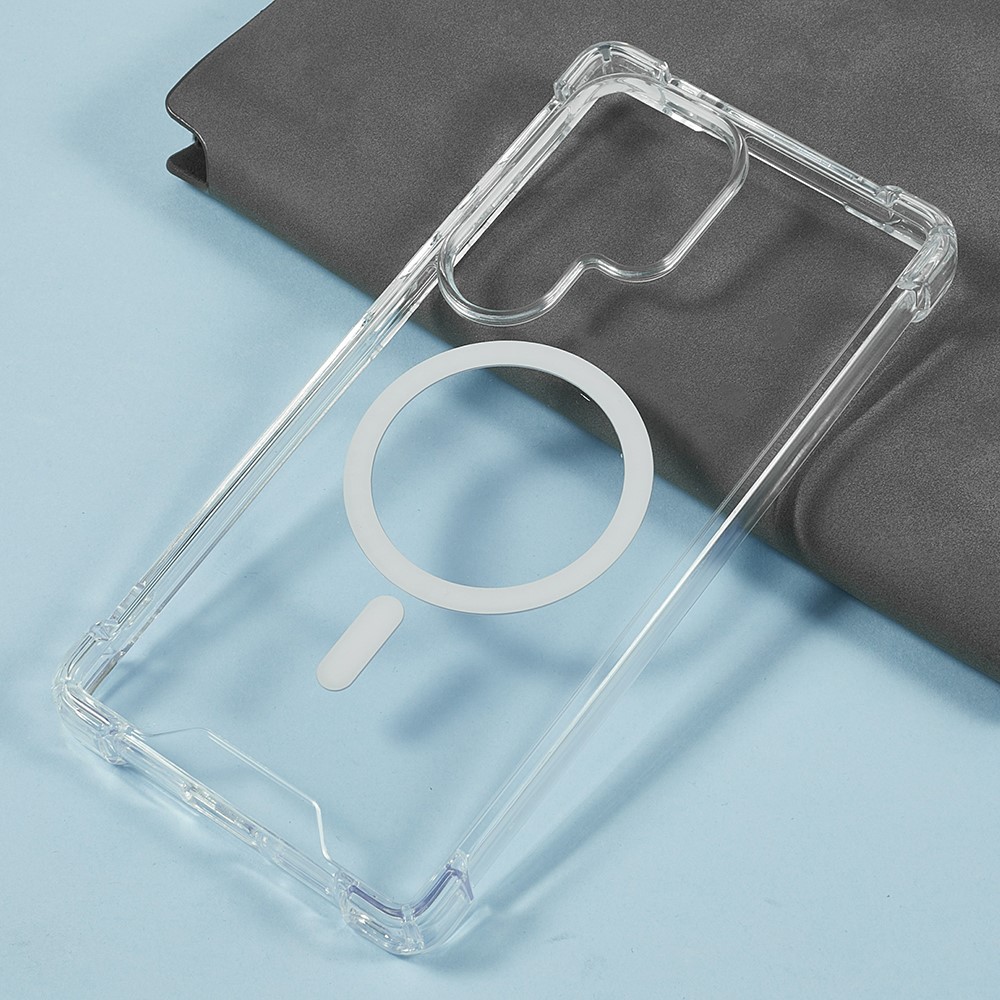  Galaxy S26 Ultra Skal MagSafe Shockproof Hybrid Transparent
