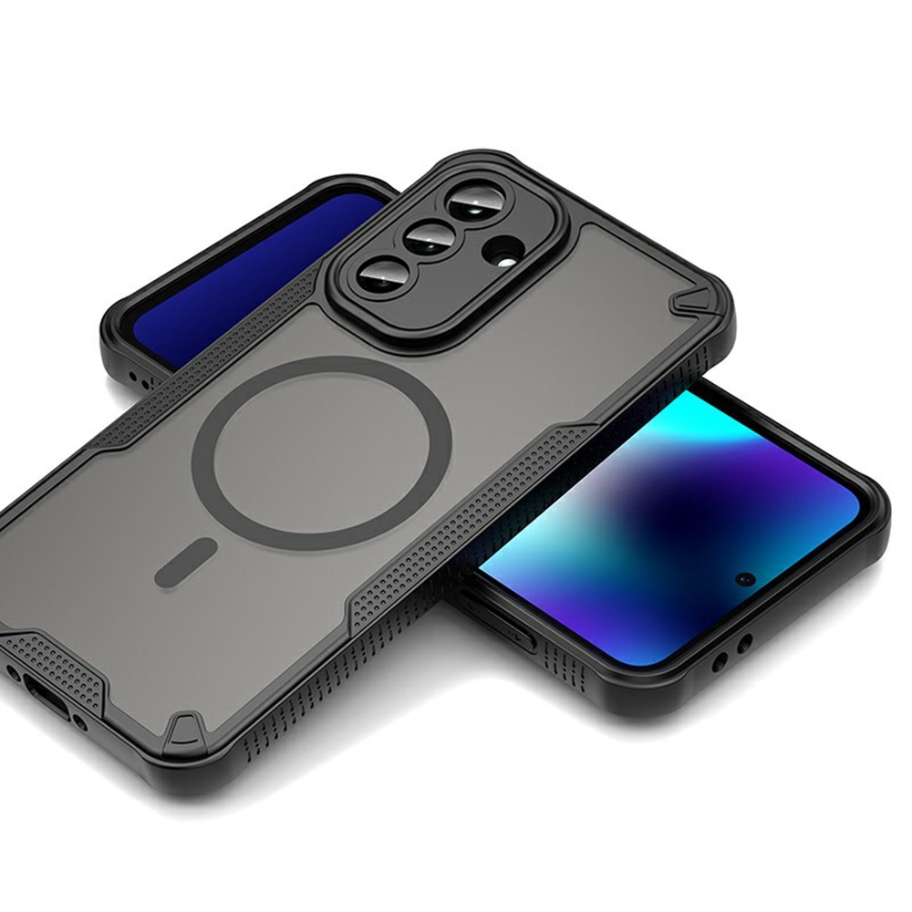  Samsung Galaxy A37 5G Skal MagSafe Hybrid Armor Svart