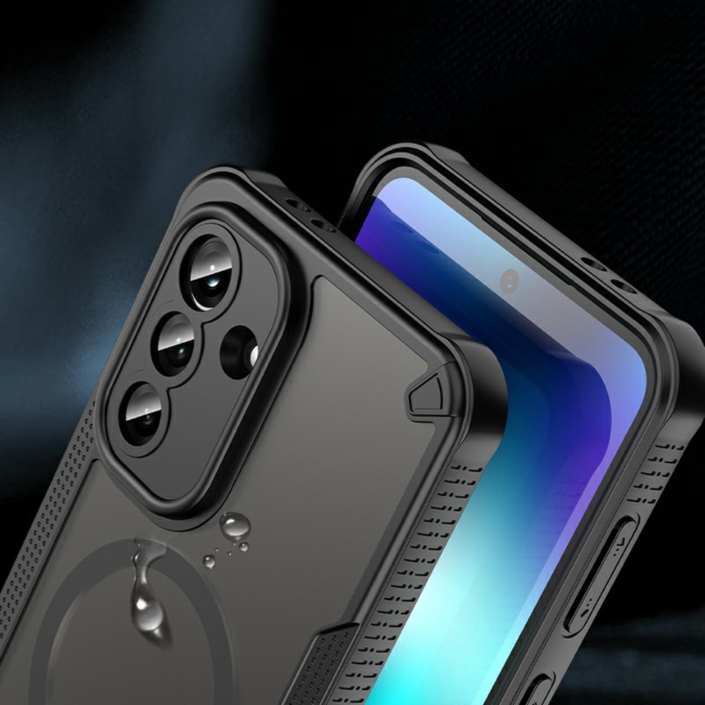  Samsung Galaxy A37 5G Skal MagSafe Hybrid Armor Svart