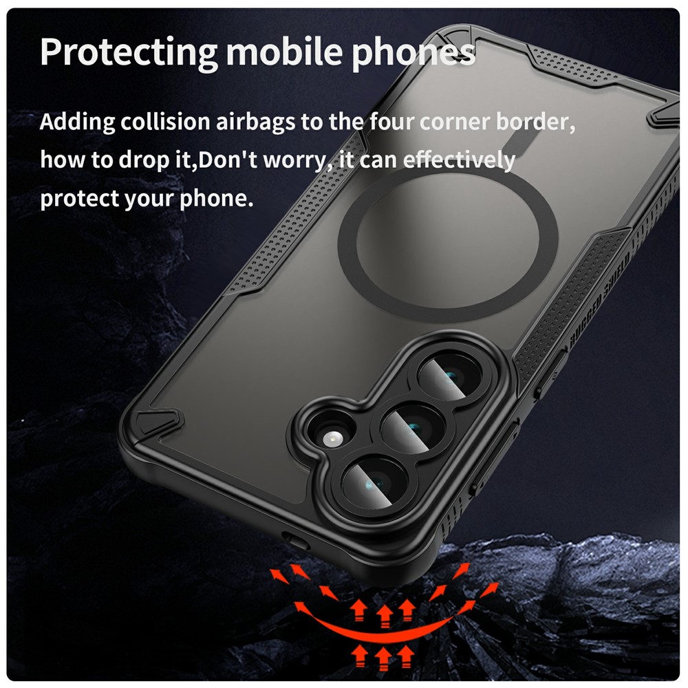  Samsung Galaxy S26 Skal MagSafe Hybrid Armor Svart