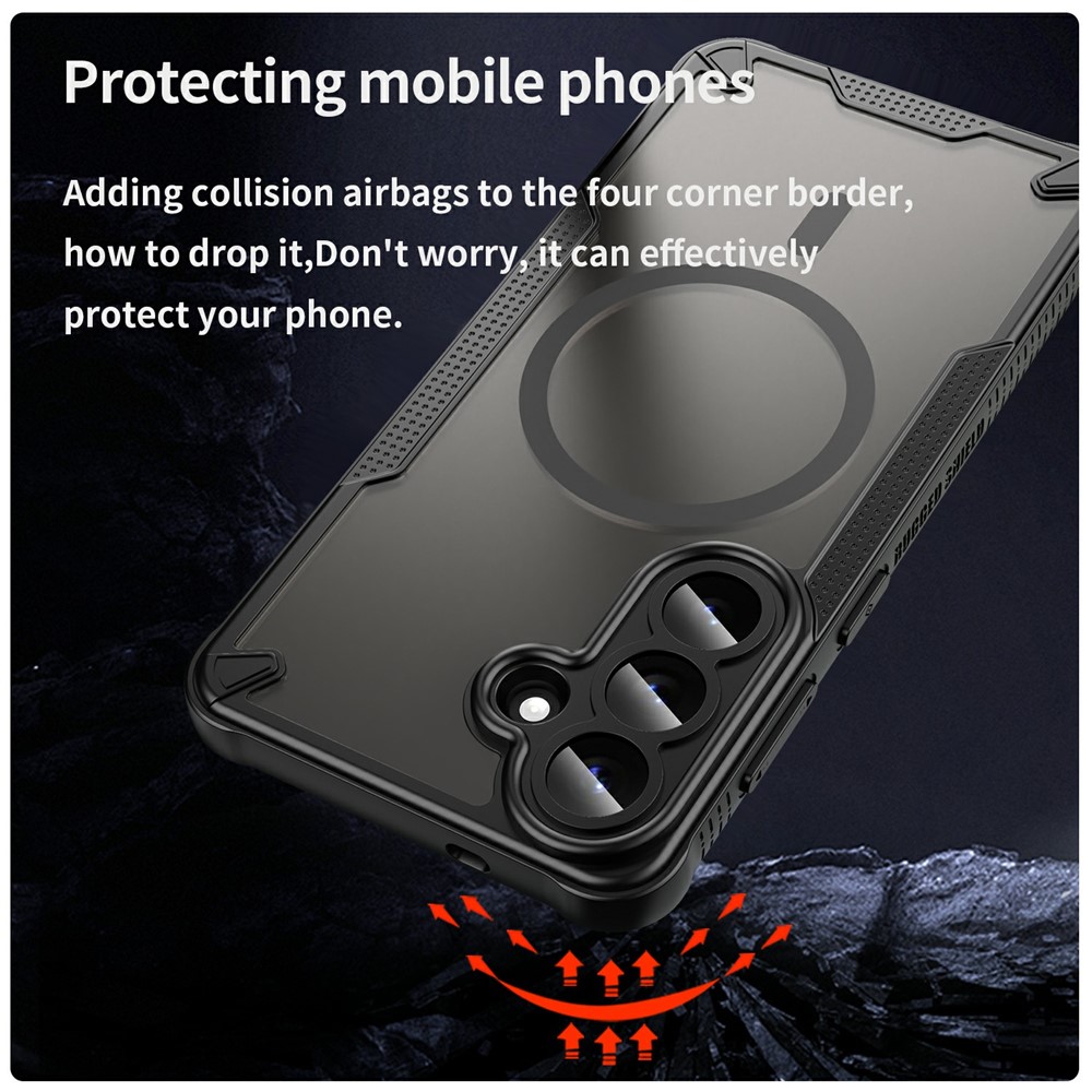  Samsung Galaxy S26 Plus Skal MagSafe Hybrid Armor Svart
