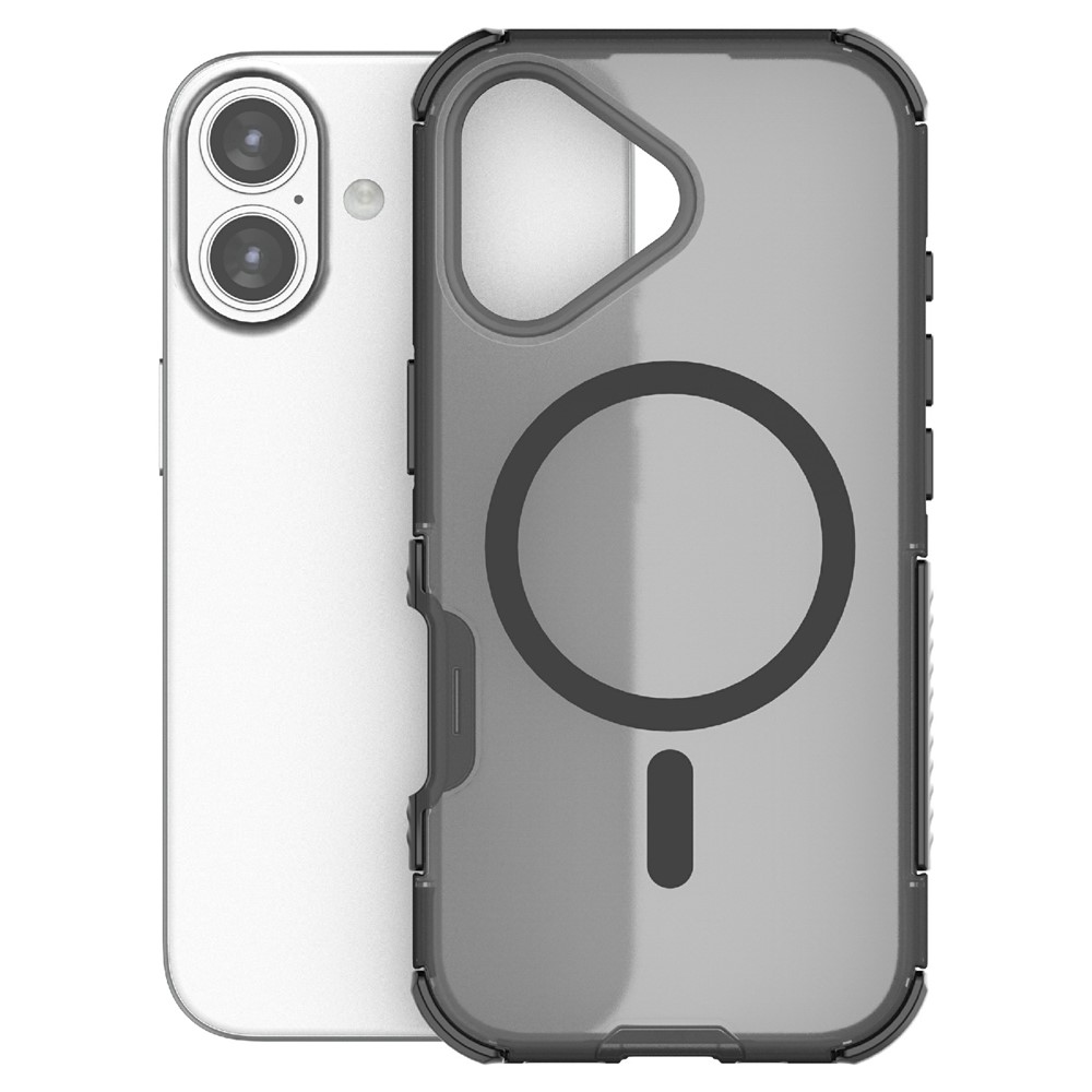  iPhone 17 Skal MagSafe Shockproof Hybrid Svart