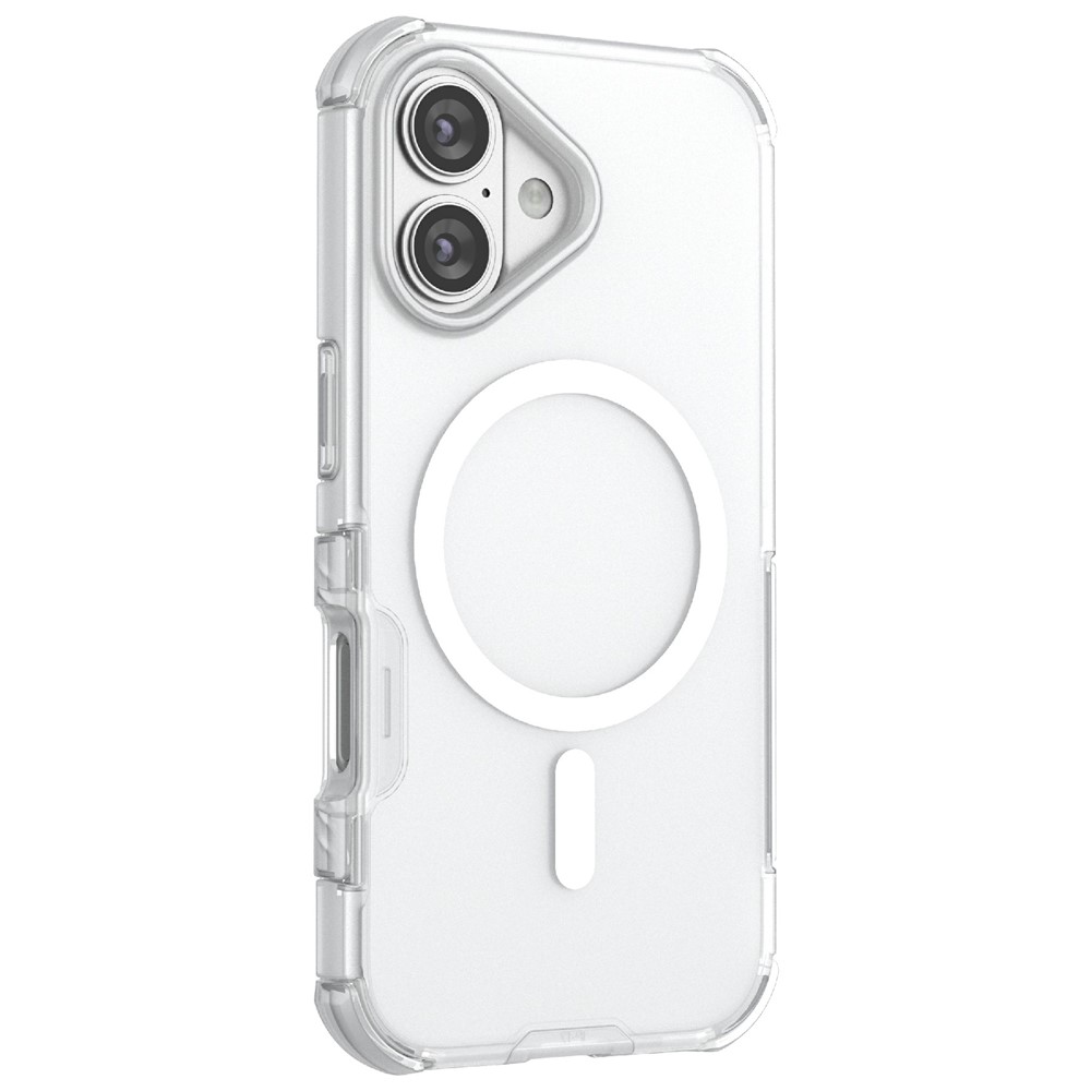  iPhone 17 Skal MagSafe Shockproof Hybrid Vit