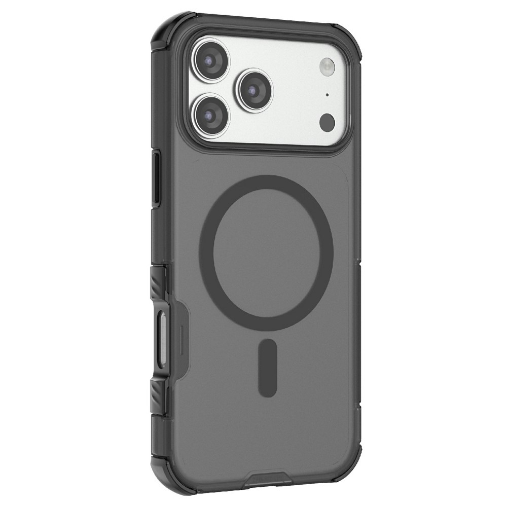  iPhone 17 Pro Skal MagSafe Shockproof Hybrid Svart