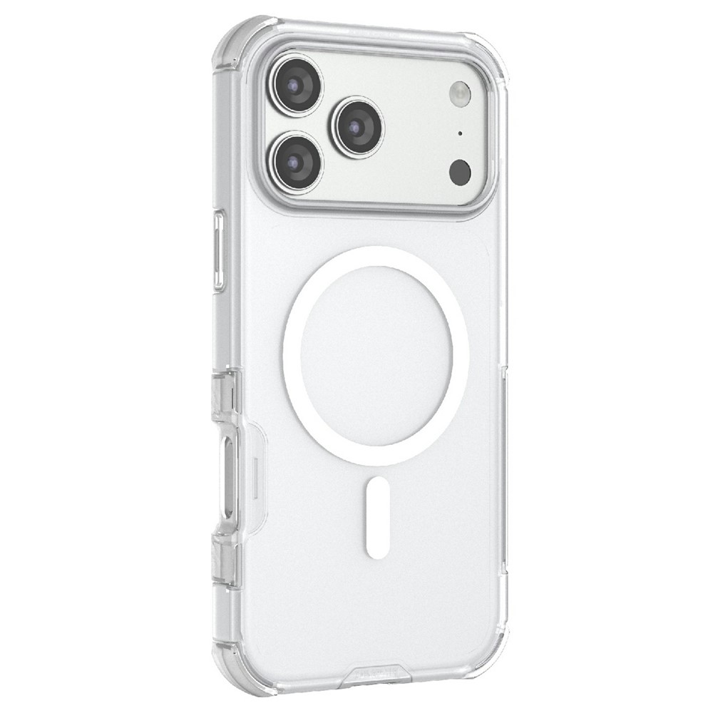  iPhone 17 Pro Skal MagSafe Shockproof Hybrid Vit