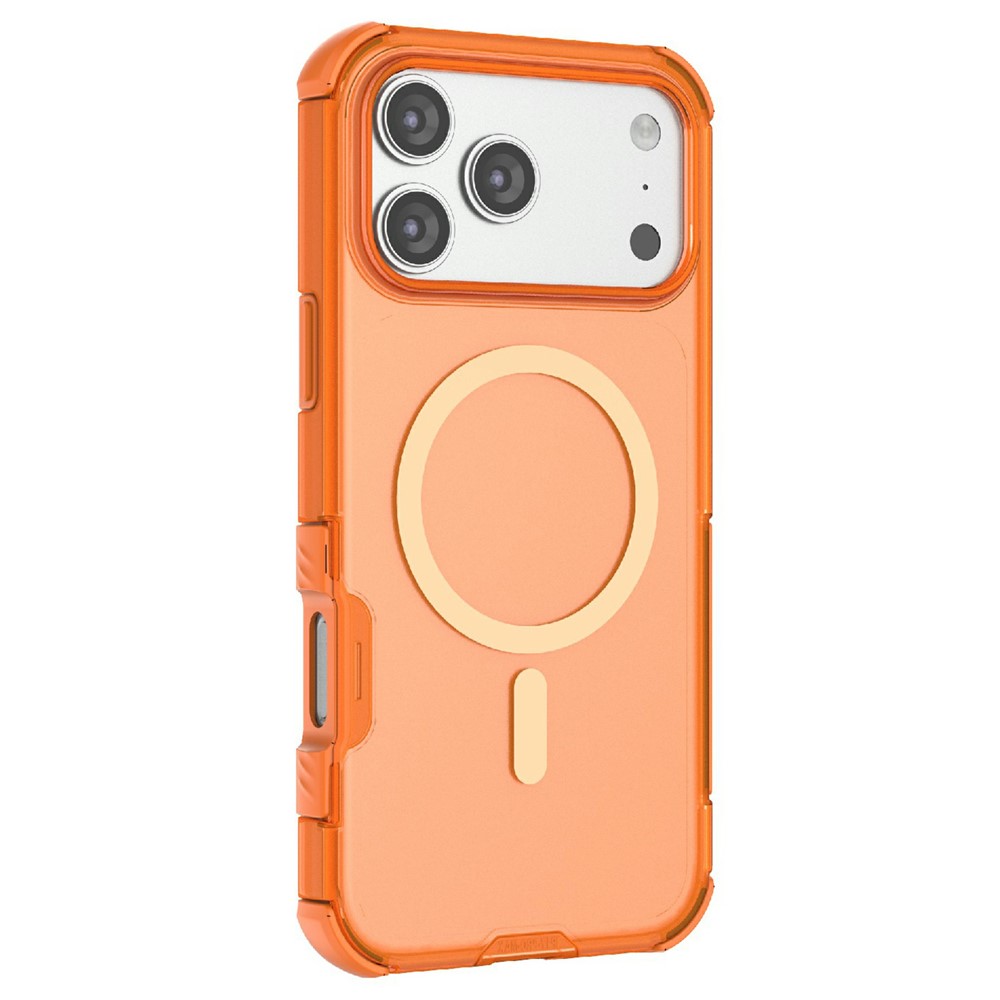  iPhone 17 Pro Skal MagSafe Shockproof Hybrid Orange