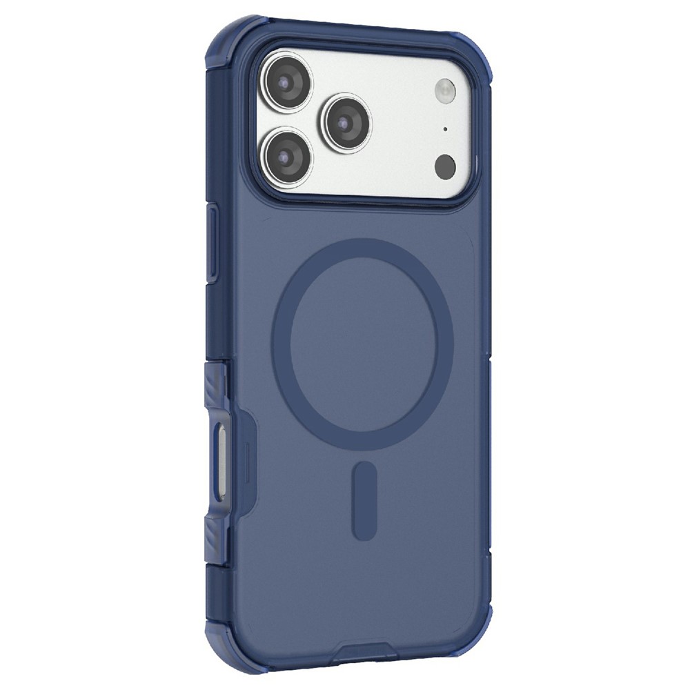  iPhone 17 Pro Max Skal MagSafe Shockproof Hybrid Blå