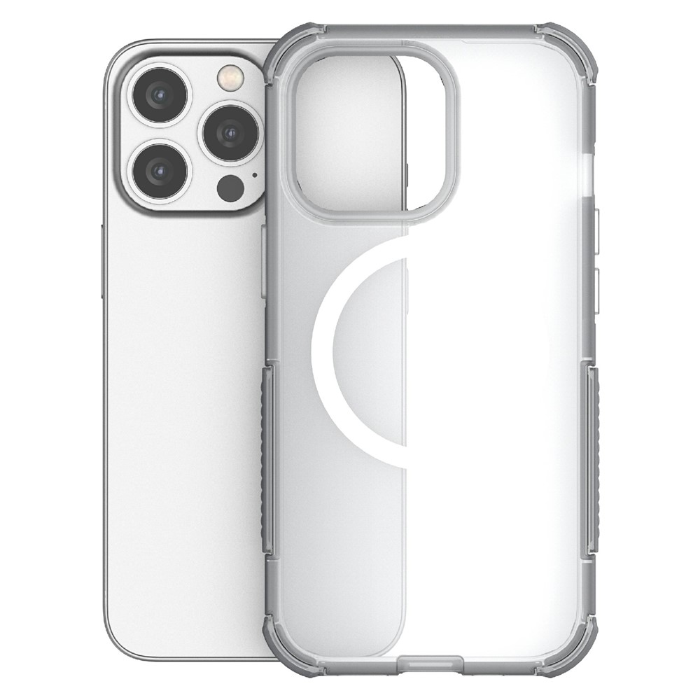  iPhone 16 Pro Skal MagSafe Shockproof Hybrid Vit
