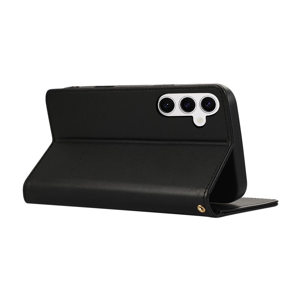  Samsung Galaxy S26 Plus Fodral RFID Rhombus Läder Svart