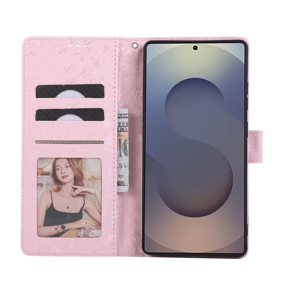  Samsung Galaxy S26 Ultra Fodral RFID Läder Små Blommor