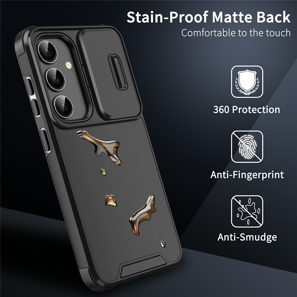  Samsung Galaxy A57 5G Skal Hybrid Armor CamCover Svart
