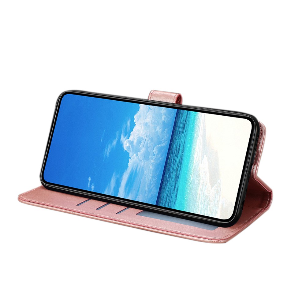  Google Pixel 10a Fodral Med Fjäril Tryck Roséguld