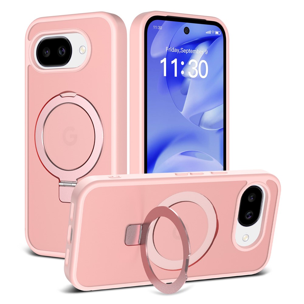  Google Pixel 10a Skal MagSafe Kickstand Hybrid Rosa