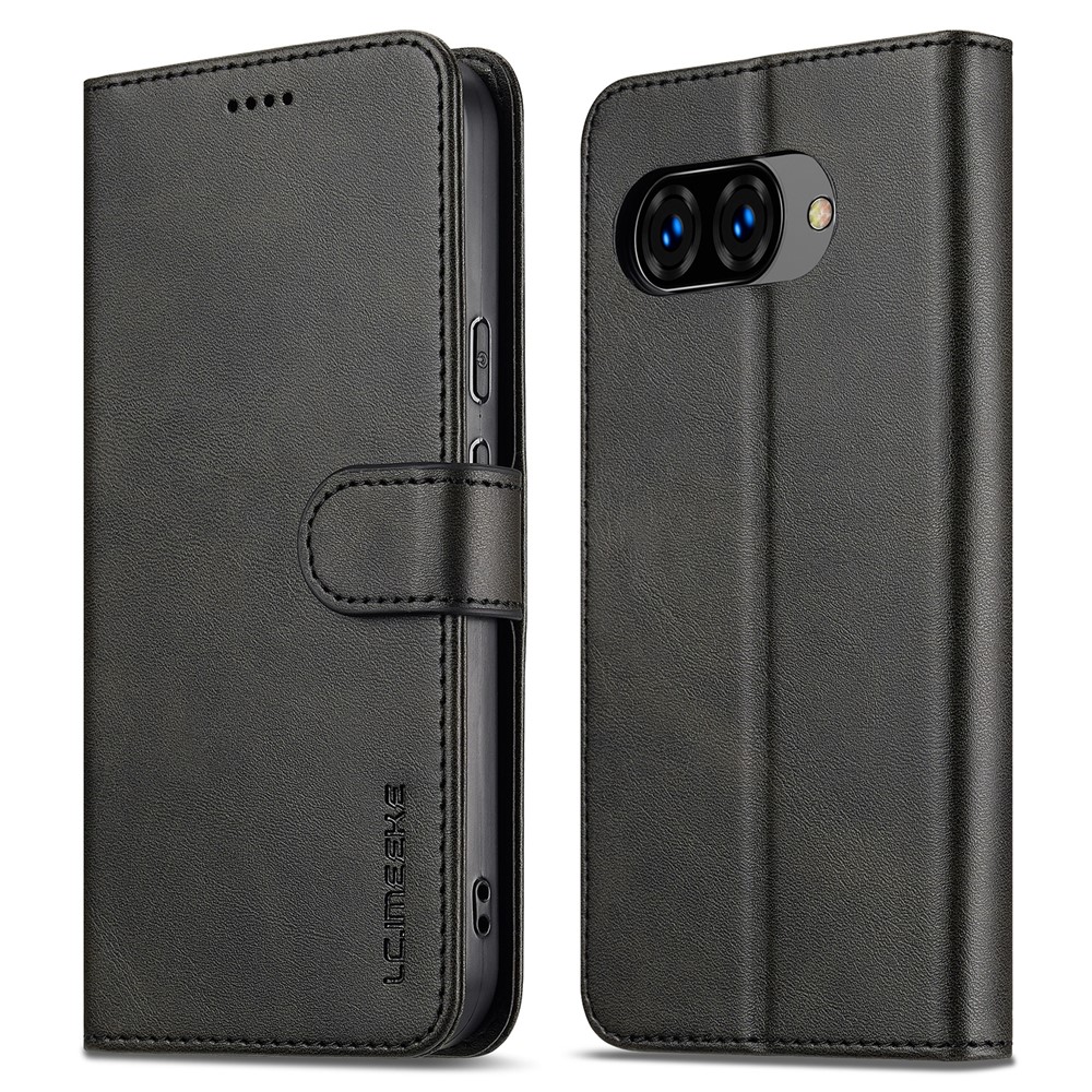 LC.IMEEKE LC.IMEEKE Google Pixel 10a Fodral Läder Svart