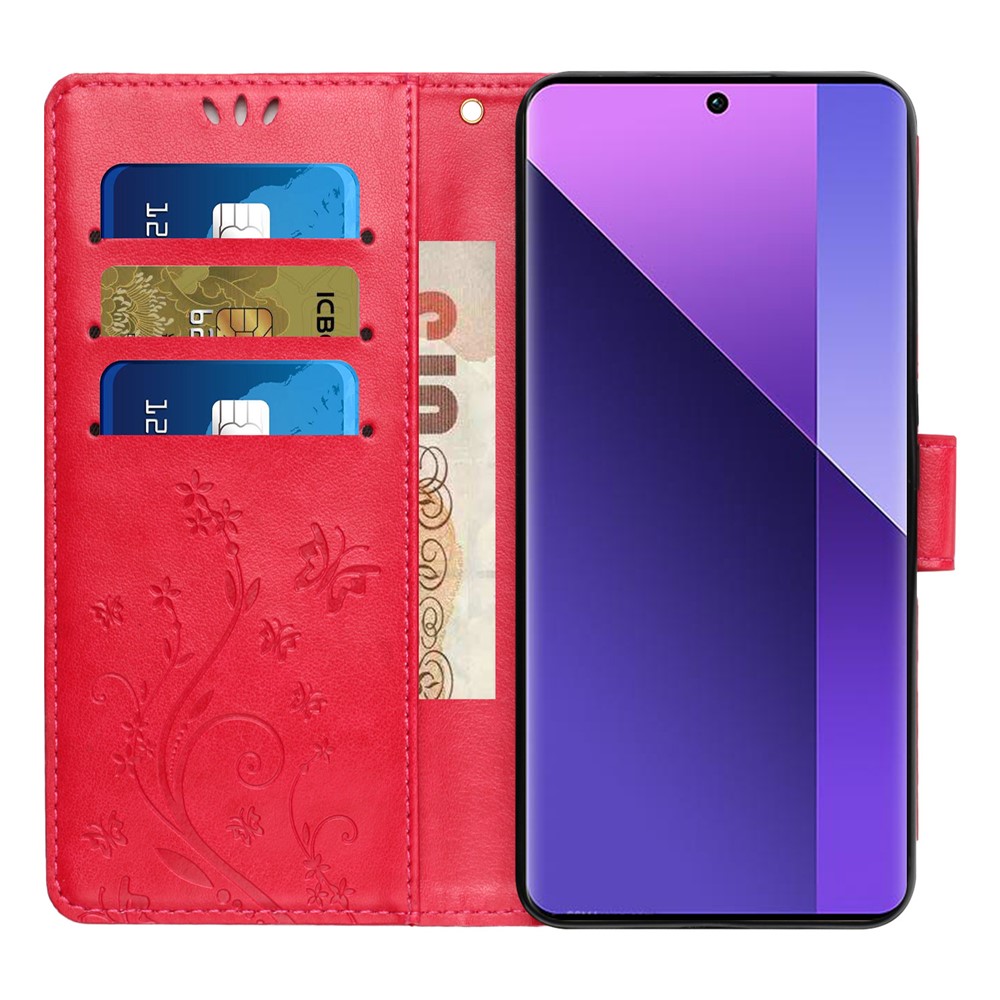  Google Pixel 10a Fodral Med Blommigt Tryck Röd