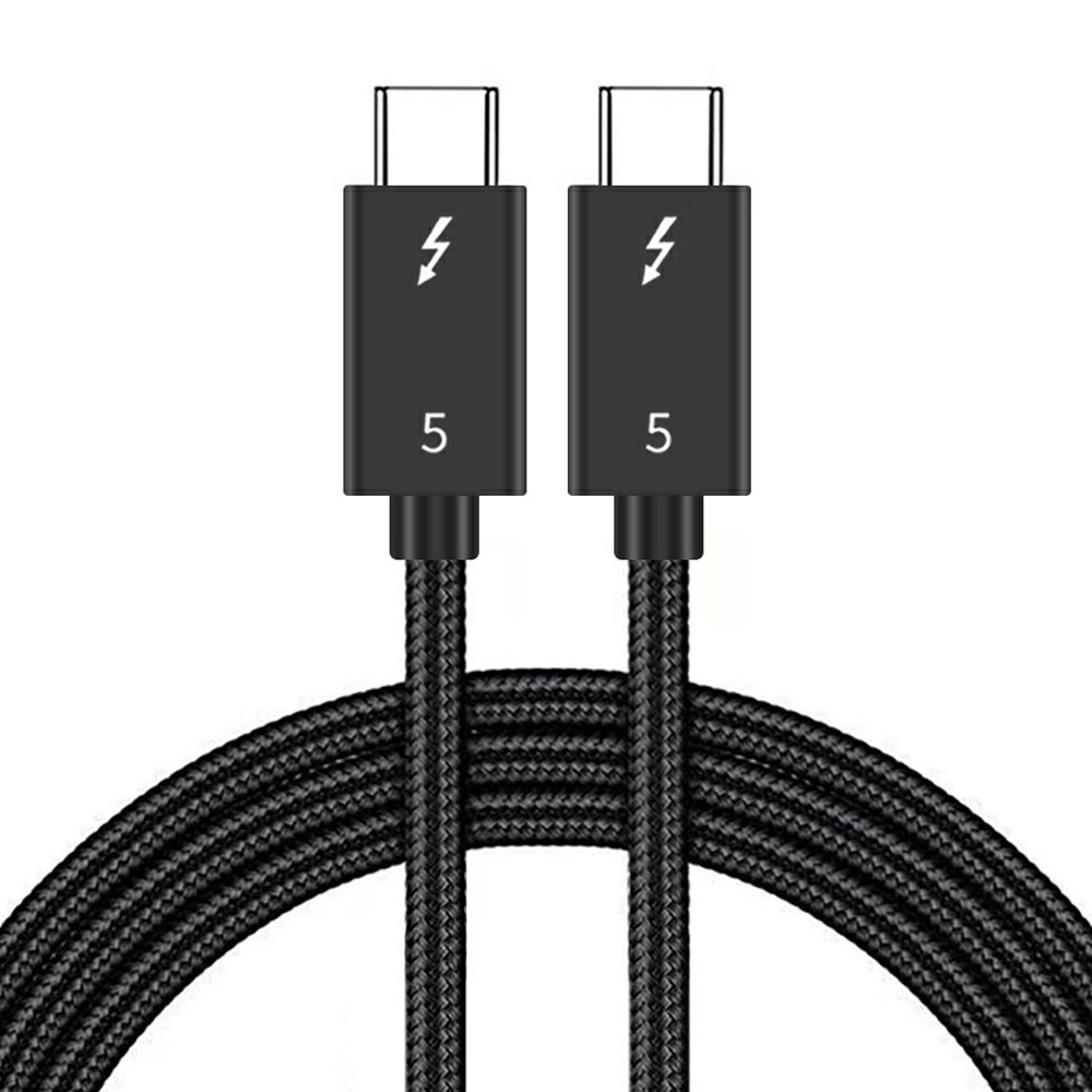  1m Thunderbolt 5 Kabel USB-C 240W 8K / 60Hz PD Svart