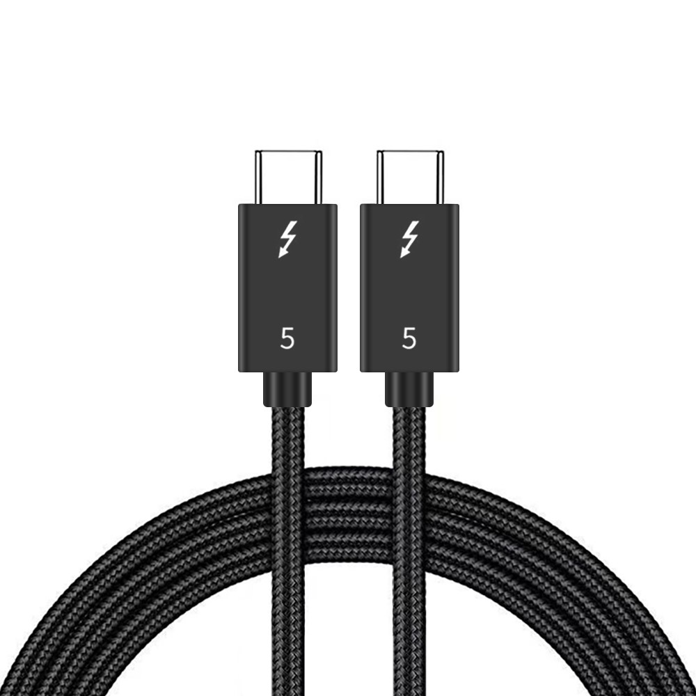  2m Thunderbolt 5 Kabel USB-C 240W 8K / 60Hz PD Svart