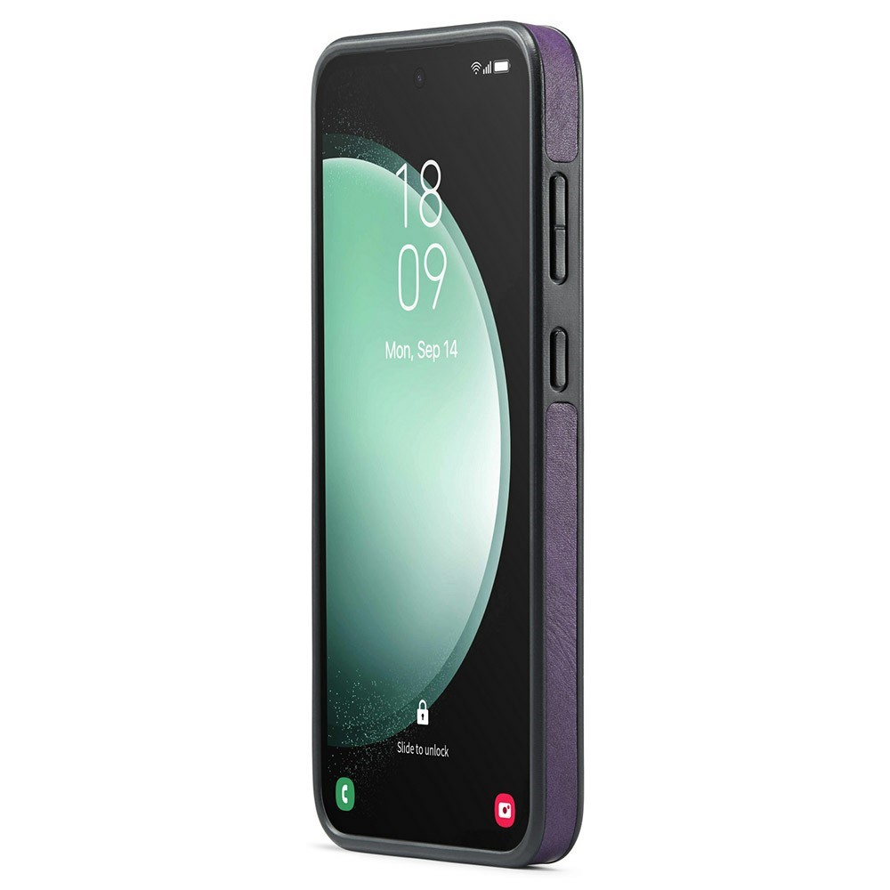 DG.MING DG.MING Samsung Galaxy S26 Plus Skal Läderbelagt Hybrid Lila