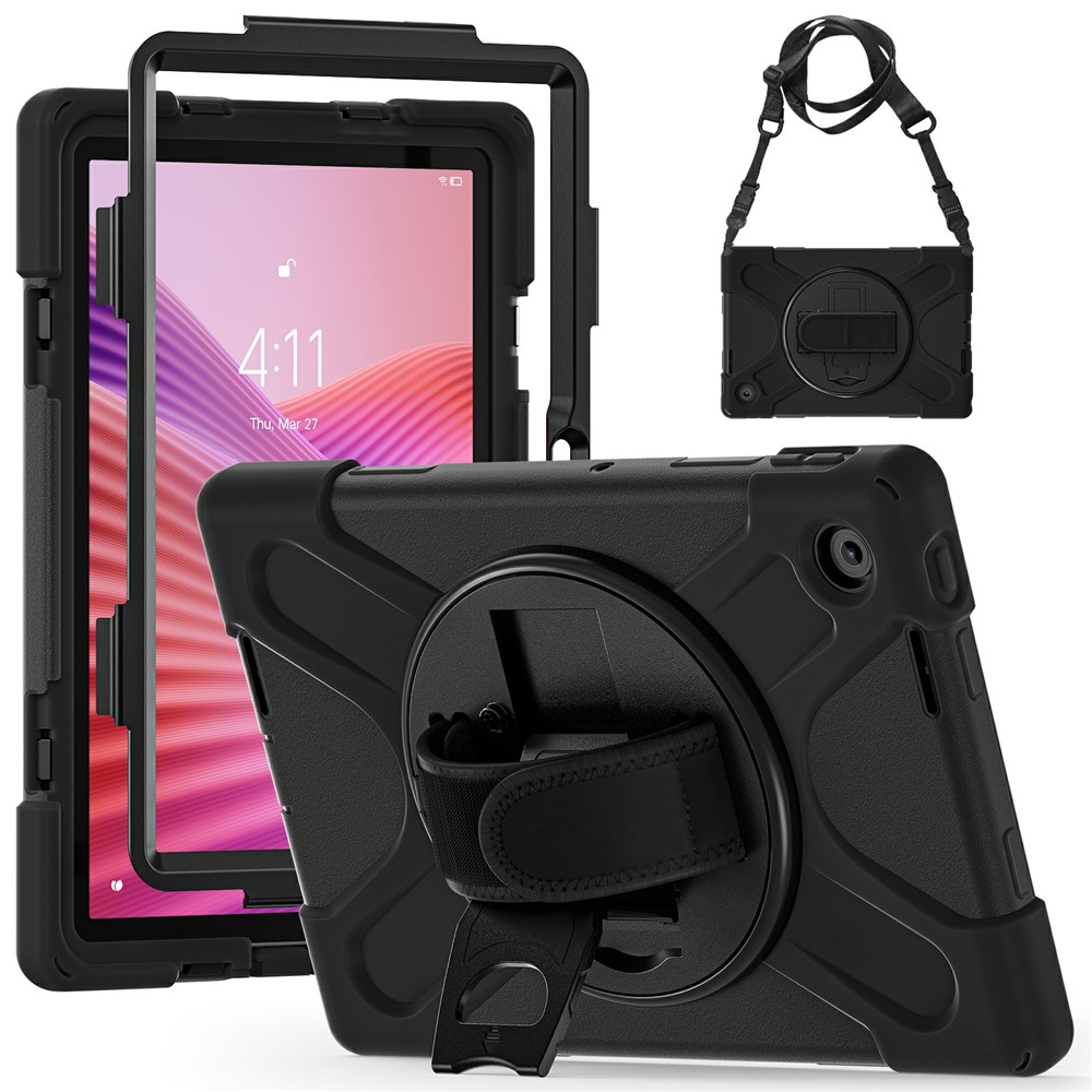  Lenovo Tab 10.1 2025 Skal 360 Shockproof Hybrid Svart