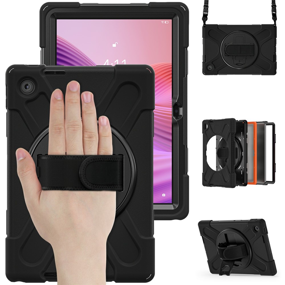  Lenovo Tab 10.1 2025 Skal 360 Shockproof Hybrid Svart
