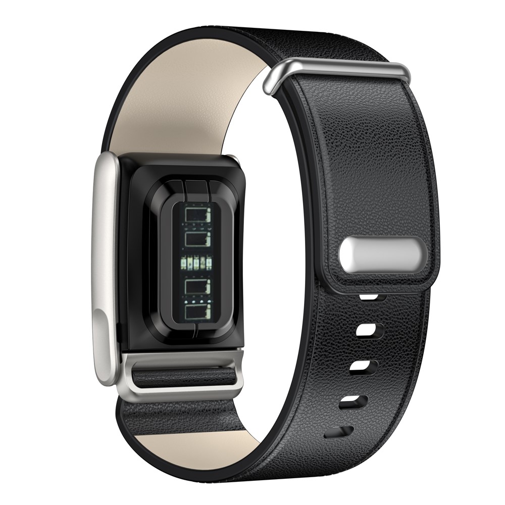 Whoop MG Klockarmband Äkta Läder Svart