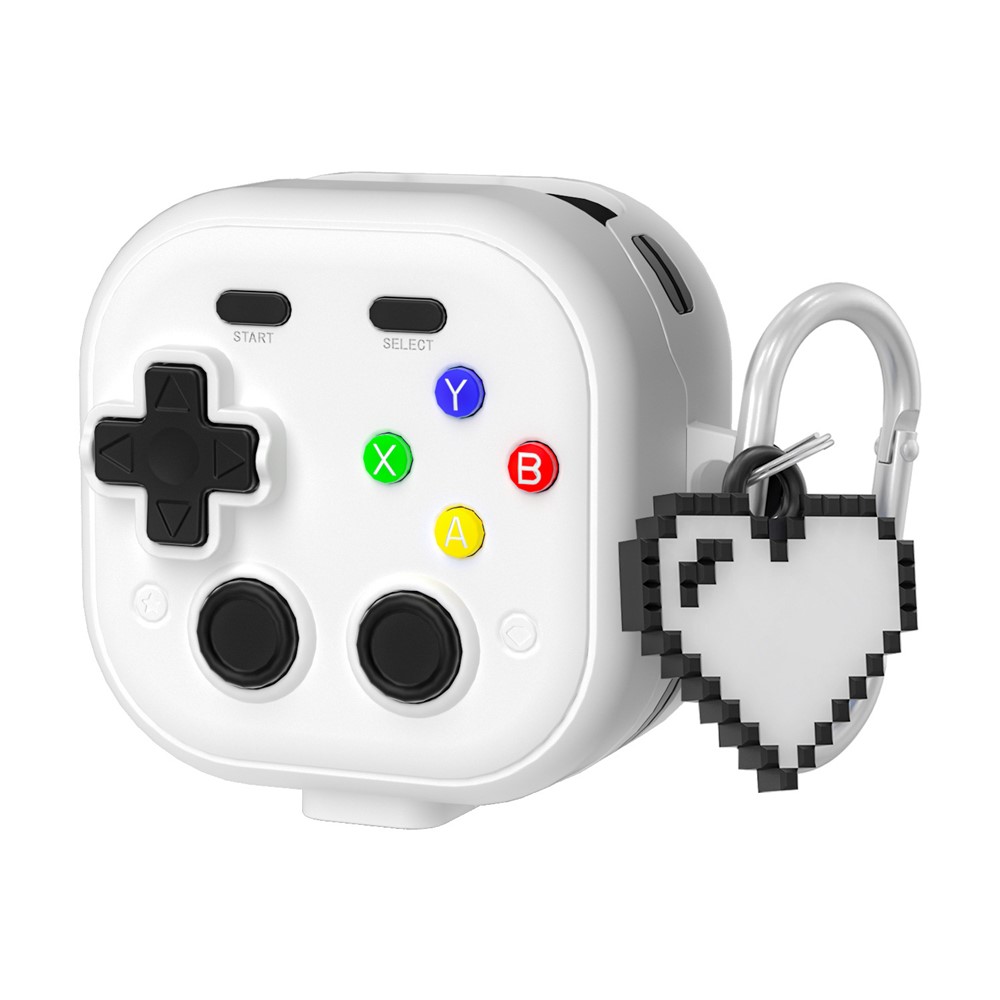  Samsung Galaxy Buds 4 / 4 Pro Skal Game Console Vit