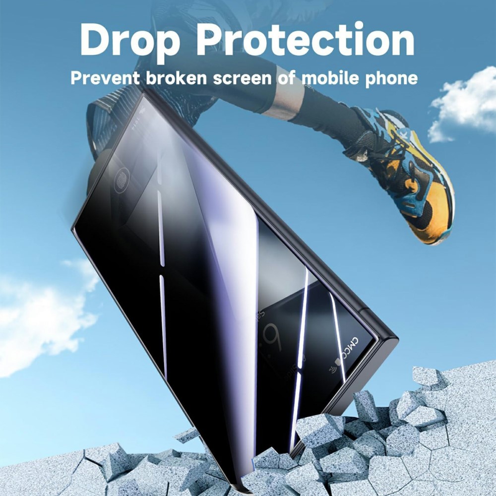  Samsung Galaxy S25 / S24 2-PACK Skärmskydd Härdat Glas Privacy
