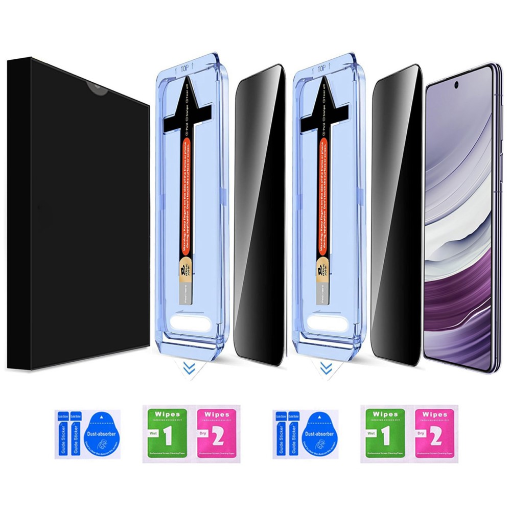  Samsung Galaxy S25 / S24 2-PACK Skärmskydd Härdat Glas Privacy